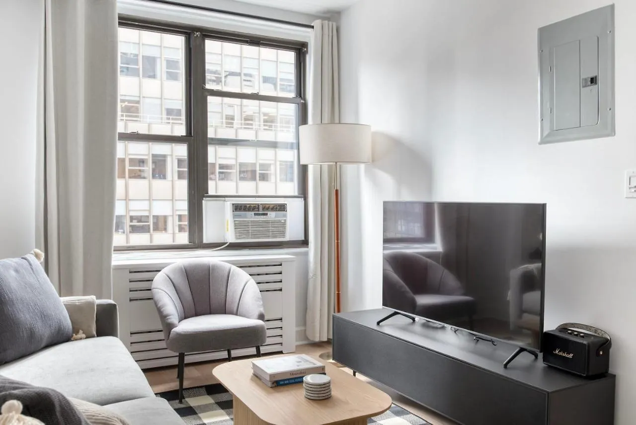 アパート Midtown East 1Br W Media Room Nr Grand Central Nyc-1169 ニューヨーク